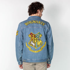 Harry Potter Hogwarts Denim Jacket - Cakeworthy