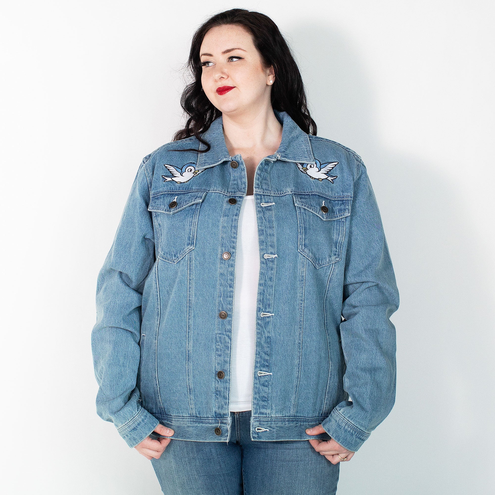 Snow White and the Seven Dwarves Anniversary Denim Jacket - Cakeworthy