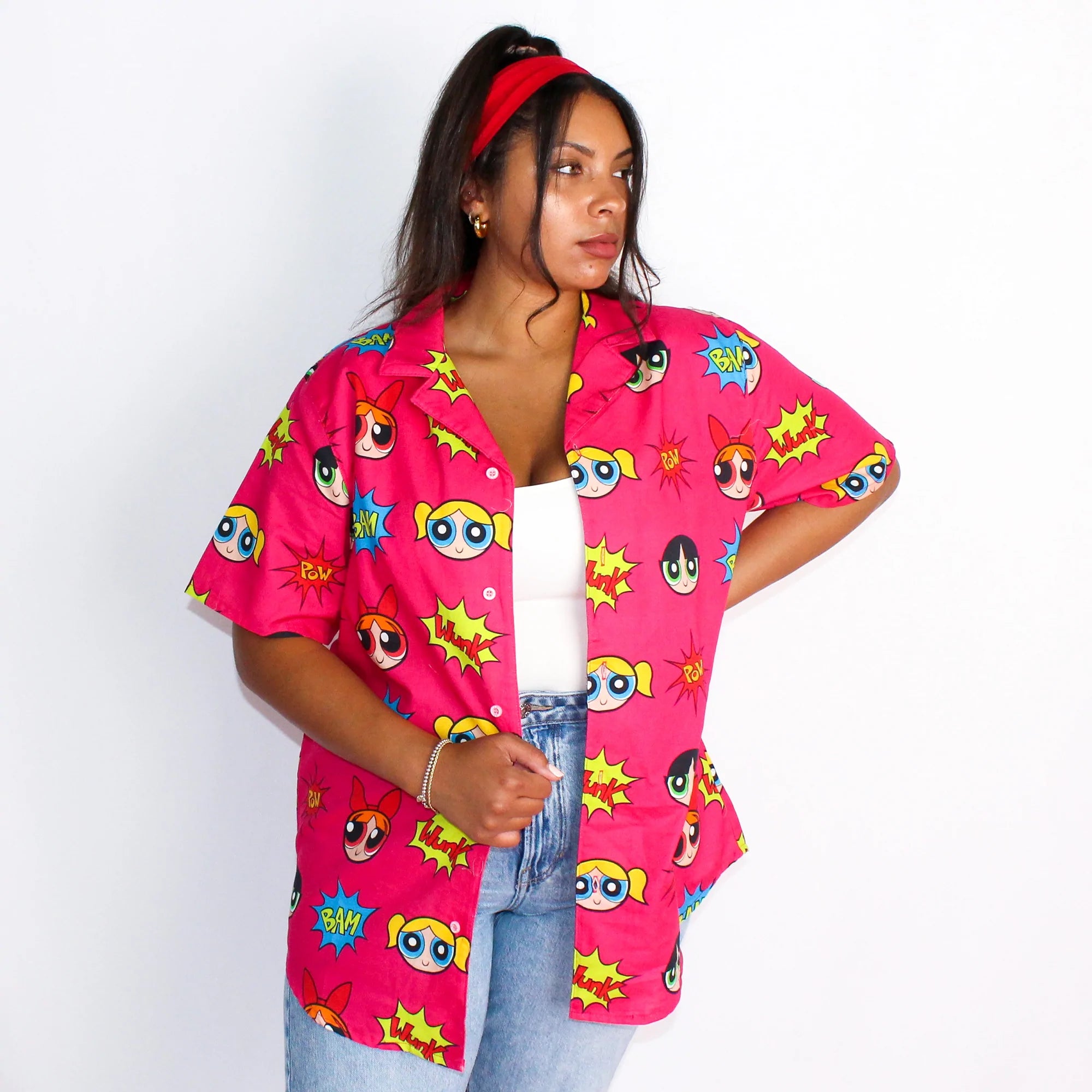 The Powerpuff Girls Button Up Shirt - Cakeworthy