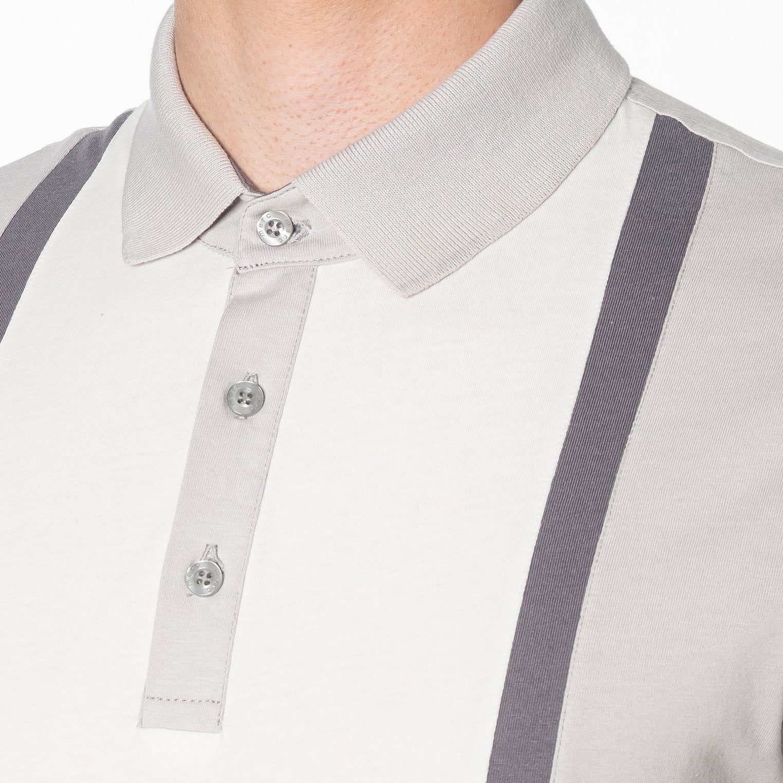Atlas Light Grey Polo - Merc (Last Available)