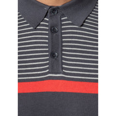 Blake Knit Polo - Merc