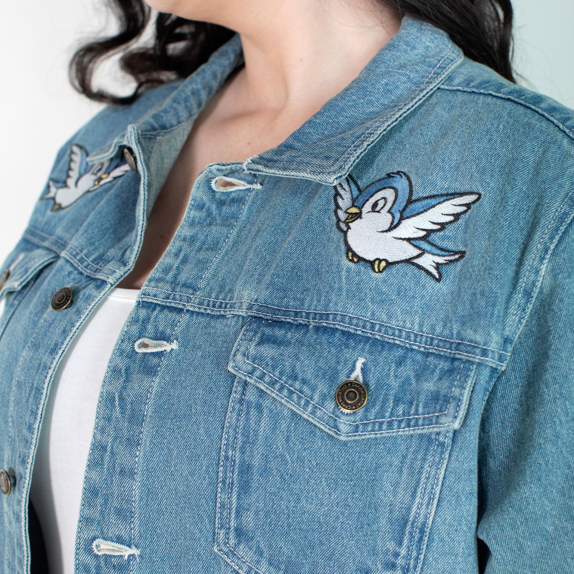 Snow White and the Seven Dwarves Anniversary Denim Jacket - Cakeworthy