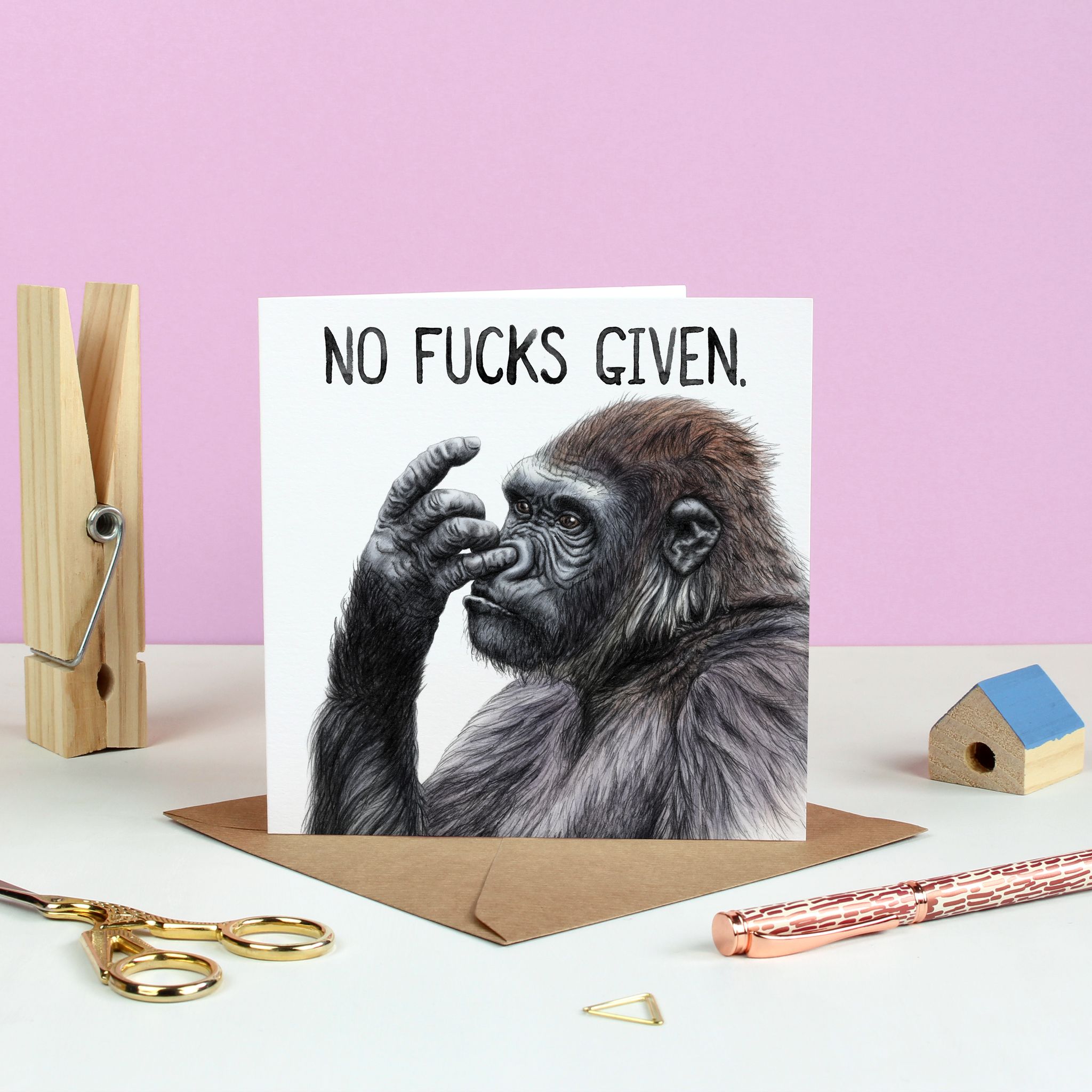 No F**ks Given Greetings Card - Ink Bandit