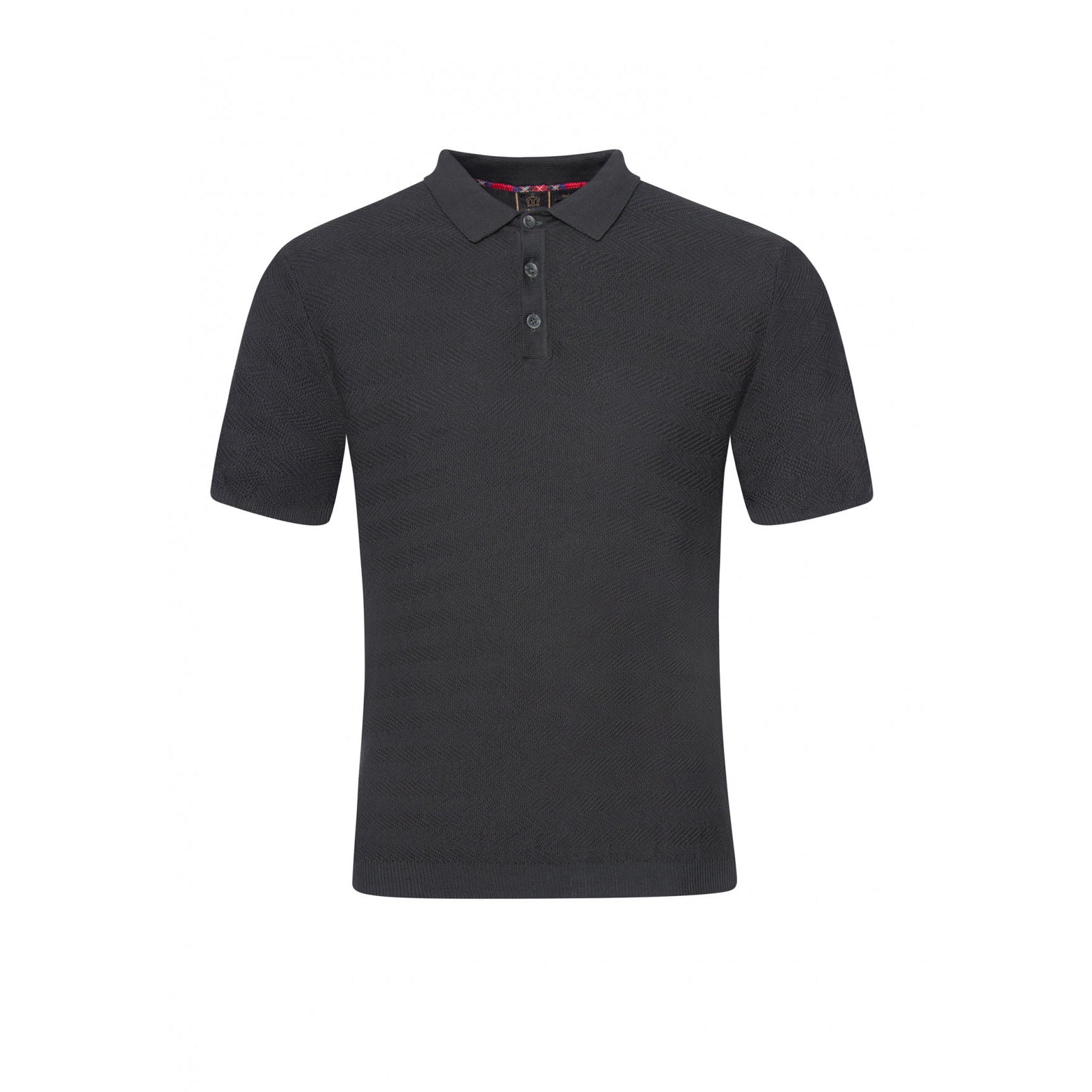 Clive Knitted Polo - Merc