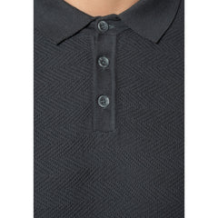Clive Knitted Polo - Merc