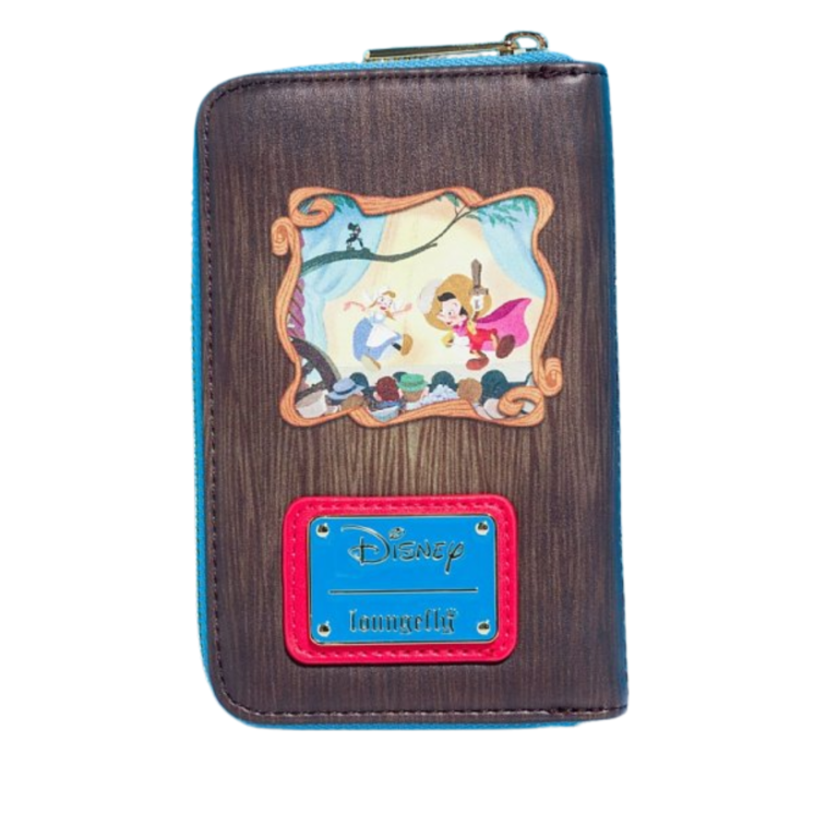 Pinocchio Book Zip Around Wallet - Loungefly