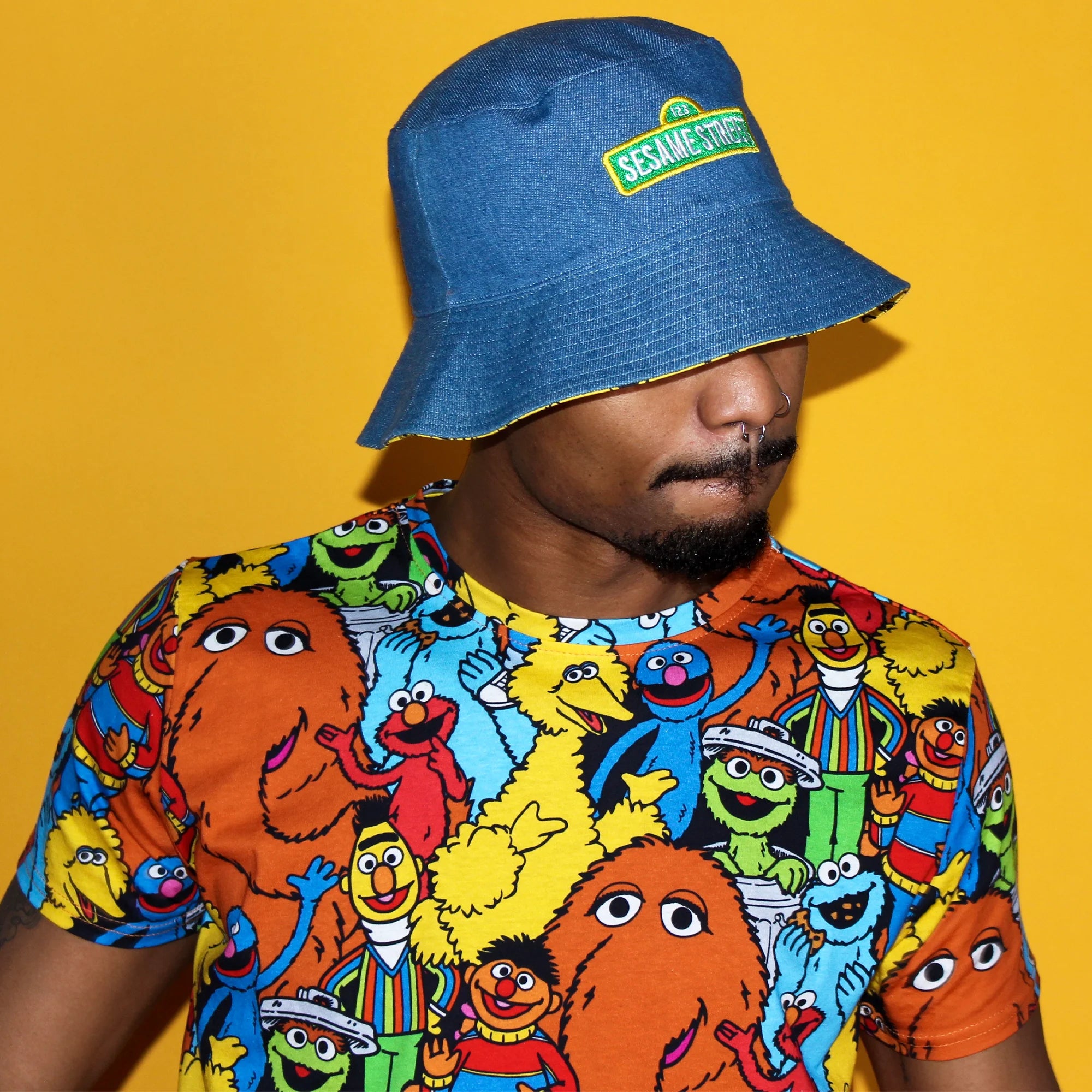 Sesame Street AOP T-Shirt - Cakeworthy
