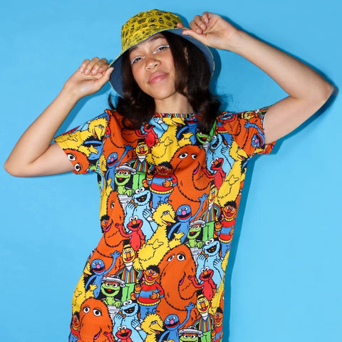 Sesame Street AOP T-Shirt - Cakeworthy