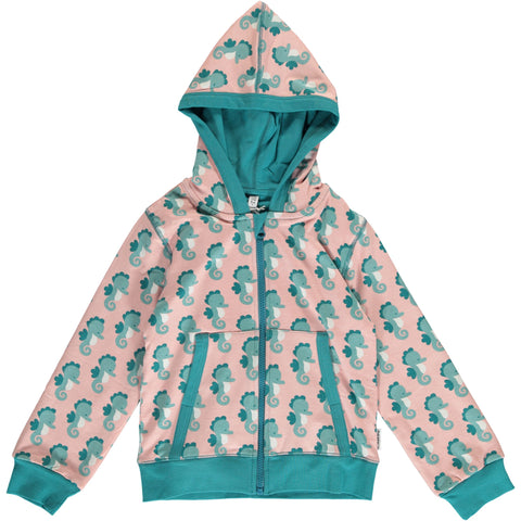 Children's Seahorse Zip Hoodie - Maxomorra (Last Available)