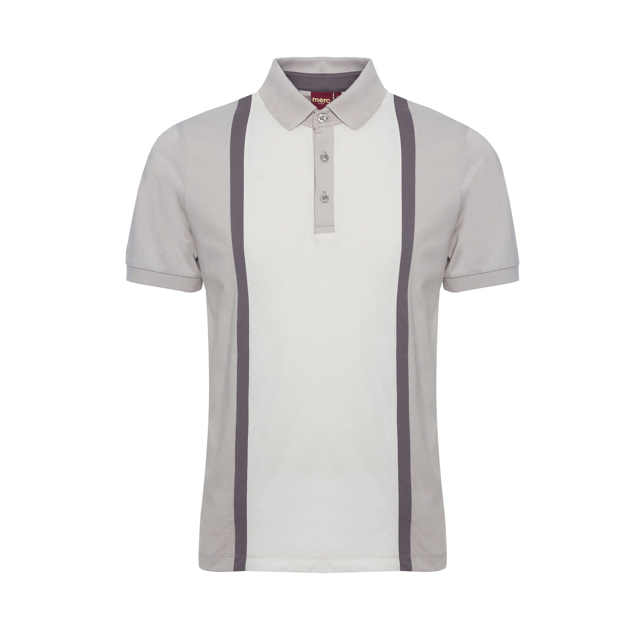 Atlas Light Grey Polo - Merc (Last Available)