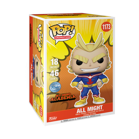 All Might My Hero Academia Mega Sized Pop Vinyl