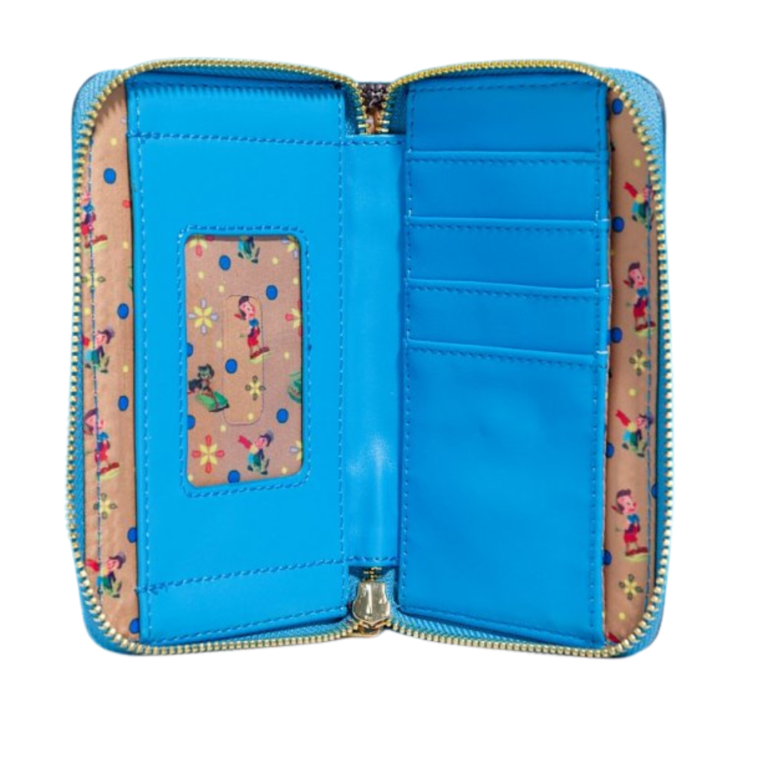 Pinocchio Book Zip Around Wallet - Loungefly