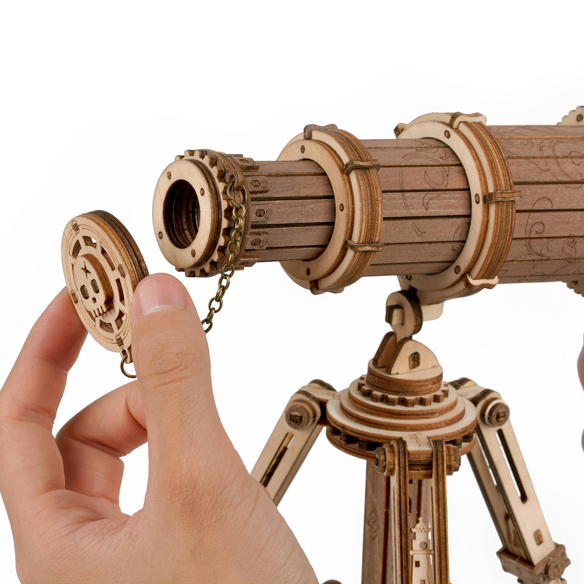DIY Wooden Puzzle Monocular Telescope - Hands Craft (Last Available)