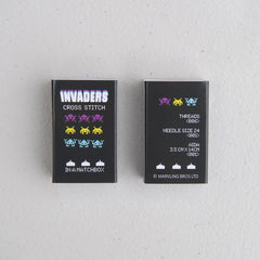 Invaders Mini Cross Stitch Kit In A Matchbox - Marvling Bros