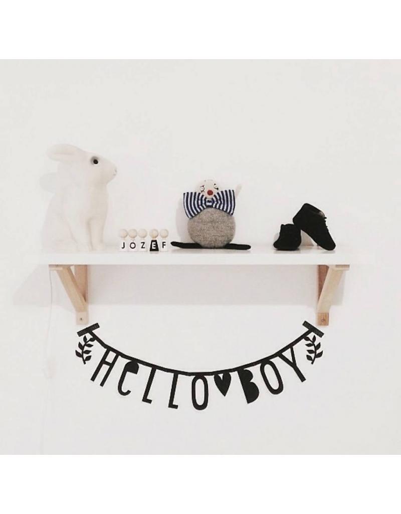 Make Your Own Letter Banner - A Little Lovely Company