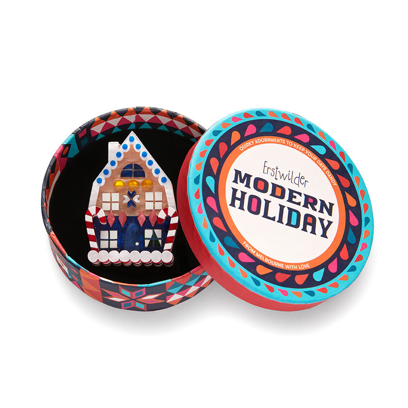 Holiday Home Brooch - Erstwilder Modern Holiday