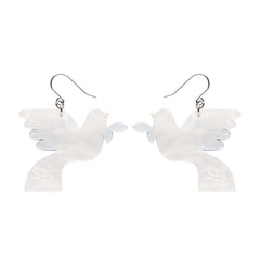 Peace & Love Drop Earrings - Erstwilder Modern Holiday (Last Available)