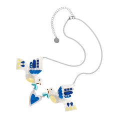 Peace & Love Necklace - Erstwilder Modern Holiday