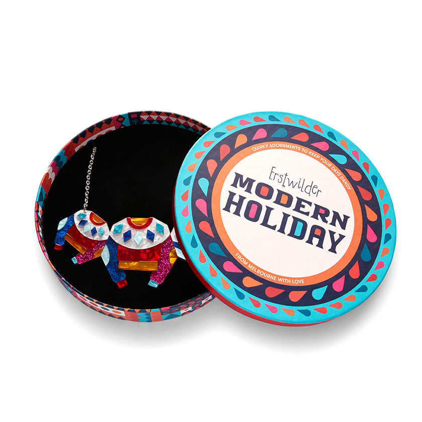 Seasonal Sweater Necklace - Erstwilder Modern Holiday