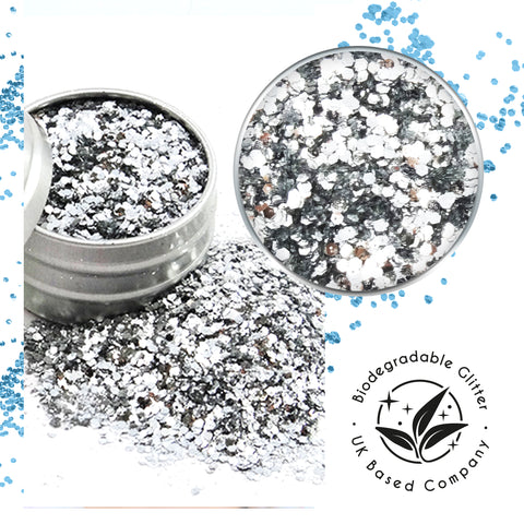 Sterling Blend Biodegradable Glitter 6g Tin - Eco Stardust