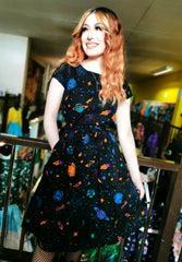 Cosmic Space Tea Dress - Run & Fly