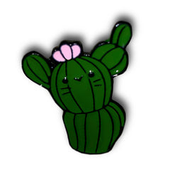Cat Cacti Enamel Pin Badge