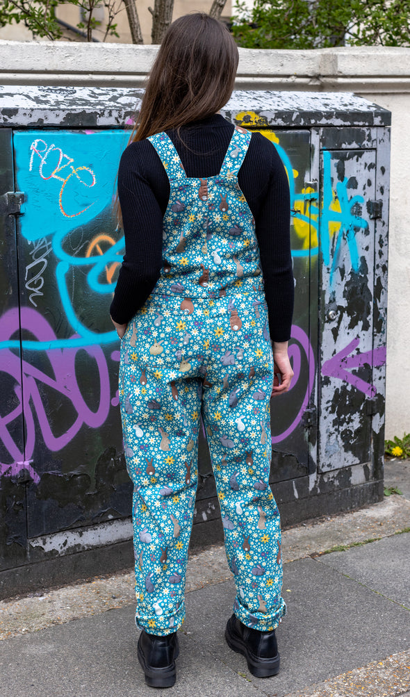Bunny Meadow Dungarees - Run & Fly