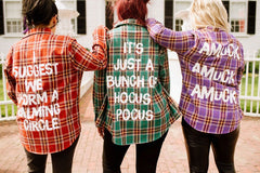 Hocus Pocus Winifred Sanderson Flannel Shirt - Cakeworthy