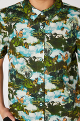 Butterfly Scenic Cotton Blouse - Dangerfield