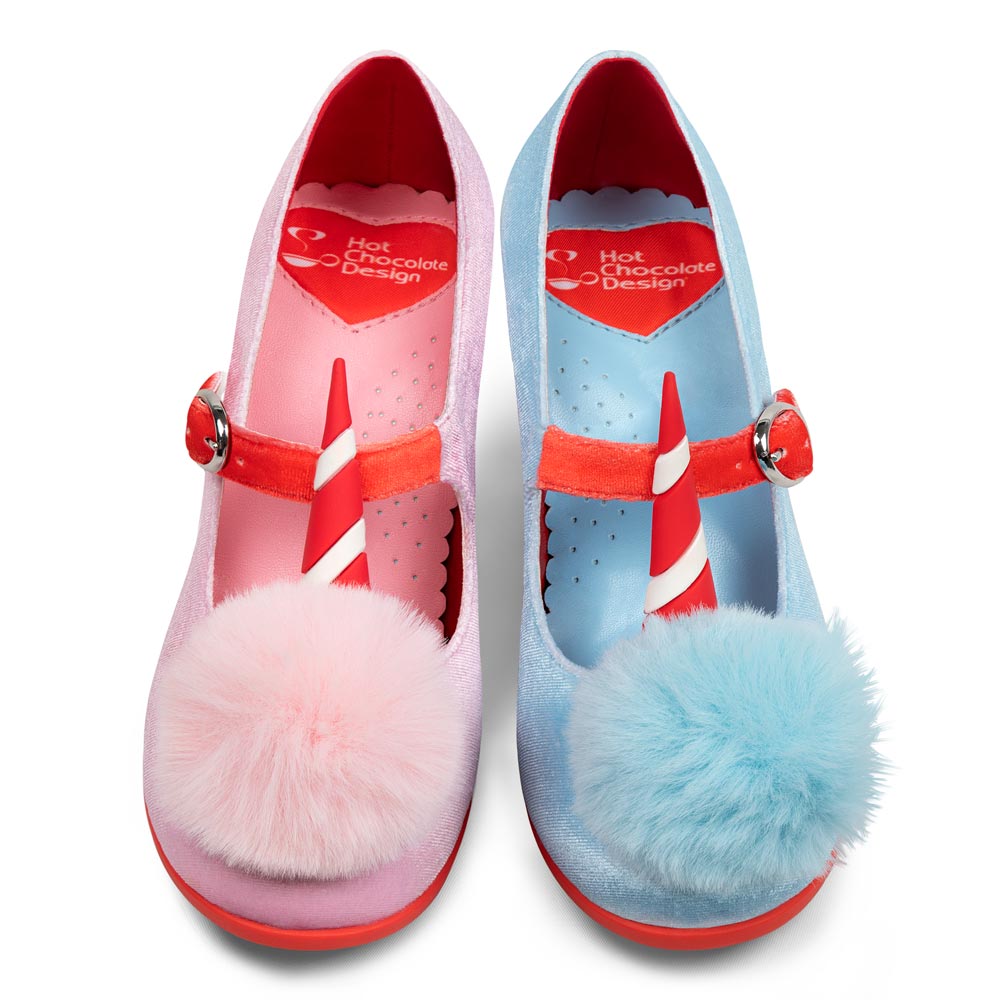 Cotton Candy Women's Mary Jane Pump - Hot Chocolate Design Chocolaticas Mid Heels