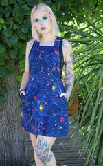 Space Outta This World Twill Pinafore - Run & Fly (Last Available)