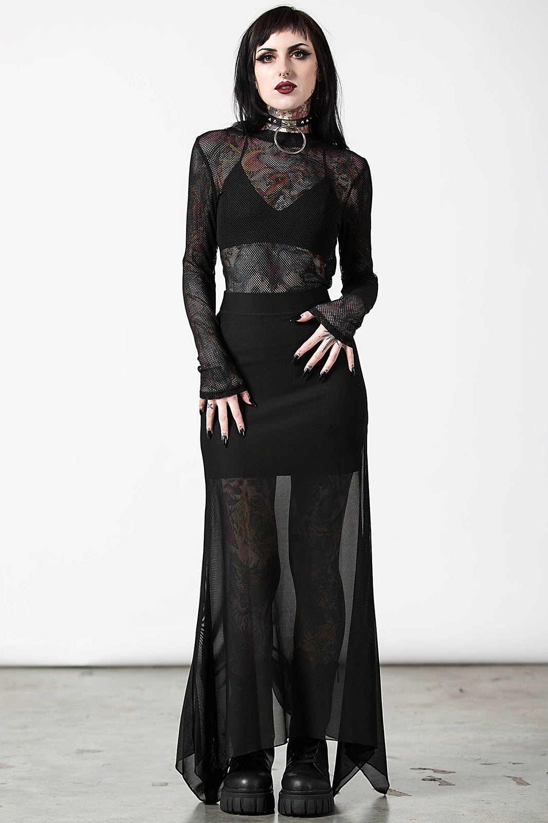 Death Star Maxi Skirt - Killstar