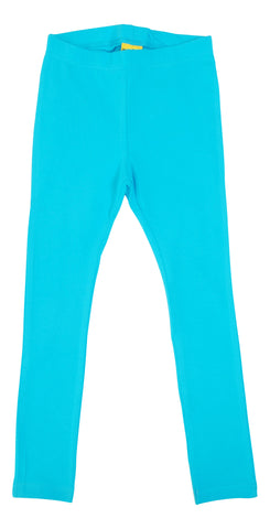 Children and Adult's Blue Organic Leggings - Duns Sweden