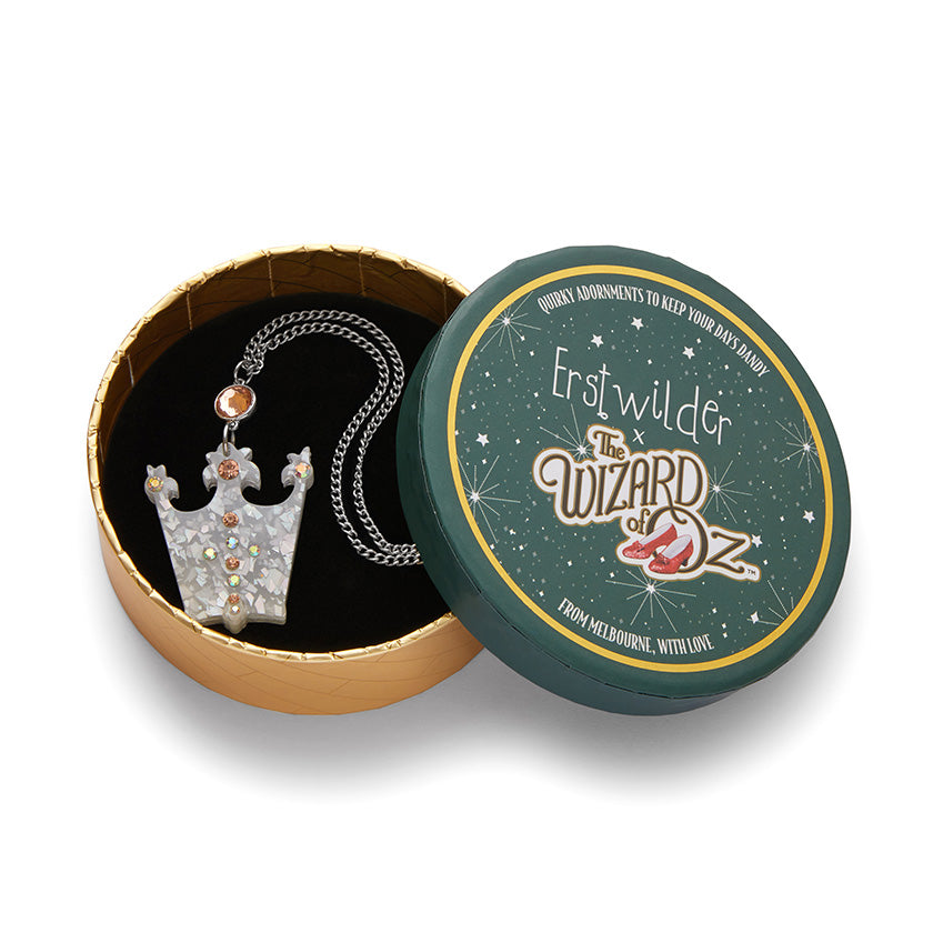 The Good Witch Glinda's Crown Necklace- Erstwilder Wizard of Oz