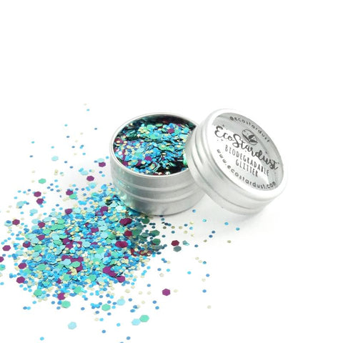 Peacock Blend Biodegradable Glitter 6g Tin - Eco Stardust