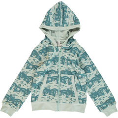 Children's Ocean Landscape Zip Hoodie - Maxomorra