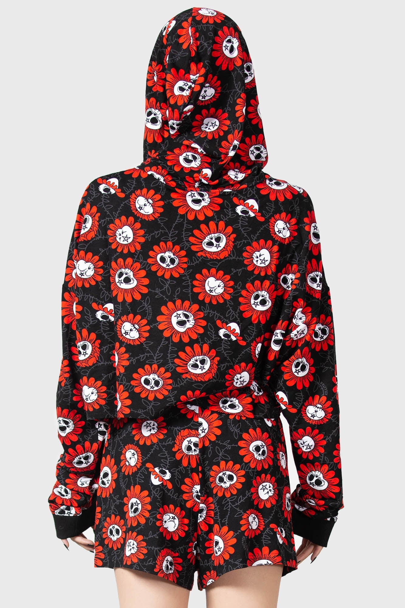 Gloom Daze Crop Hoodie - Killstar