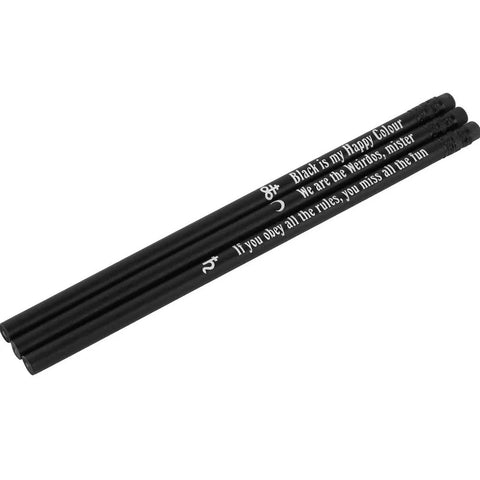 3 Pack Goth Pencils - Killstar