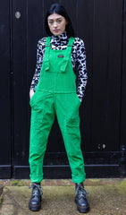 Classic Green Dungarees - Run & Fly