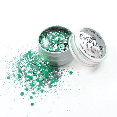 Green Pixie Blend Biodegradable Glitter 6g Tin - Eco Stardust
