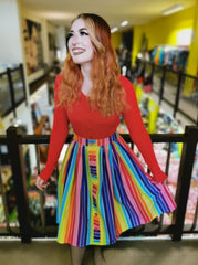 Over The Rainbow 50's Skirt - Hell Bunny