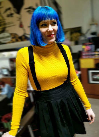 No Rules Pleated Twill Pinafore - Dangerfield