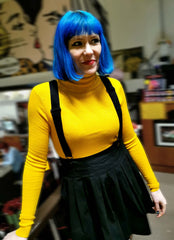 No Rules Pleated Twill Pinafore - Dangerfield