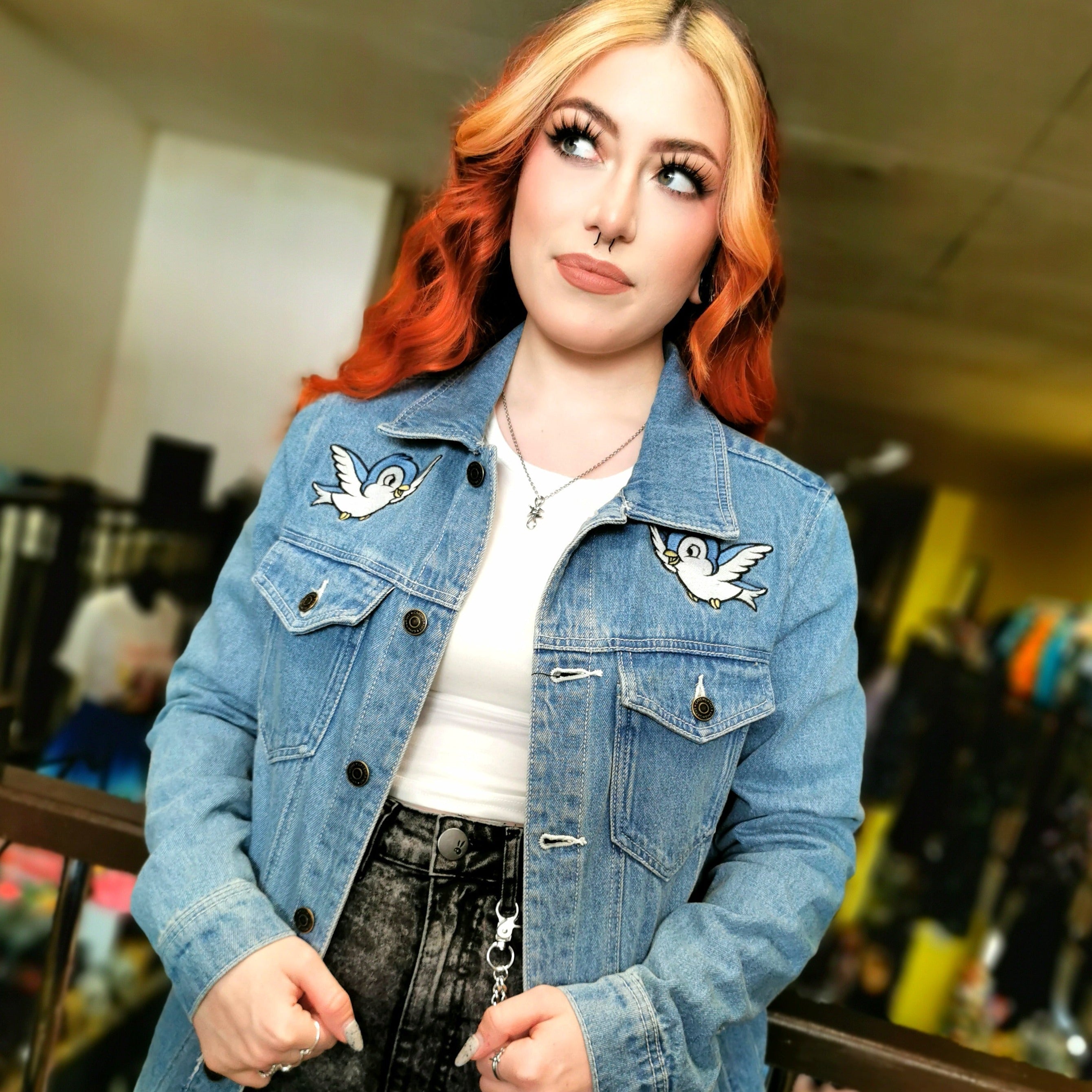 Snow White and the Seven Dwarves Anniversary Denim Jacket - Cakeworthy