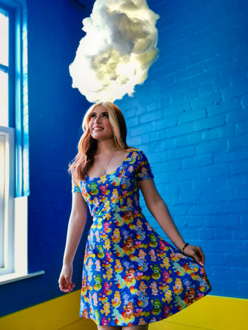 Care Bears Scoop Neck Dress - Cakeworthy