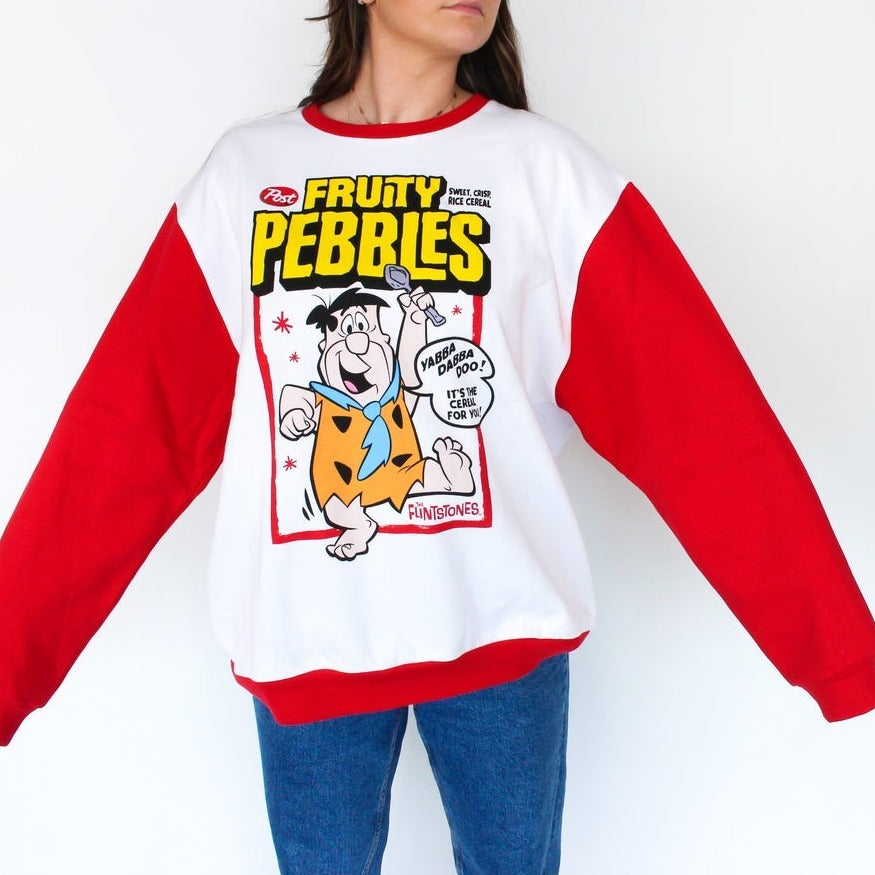 Flintstones Fruity Pebbles Crewneck Sweater - Cakeworthy
