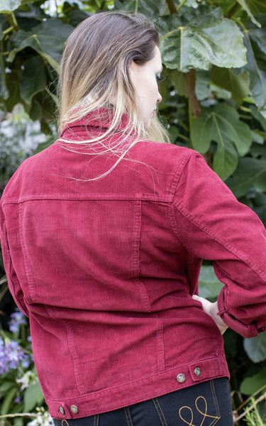 Retro Vintage Tawney Port Cord Western Jacket Run Fly Yella Brick Road