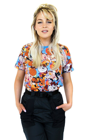 Looney Tunes Space Jam 2 Tune Squad AOP T-Shirt - Cakeworthy