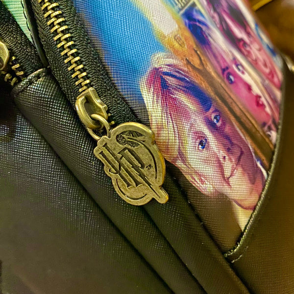 Harry Potter Trilogy Triple Pocket Mini Backpack Loungefly [Last Ava