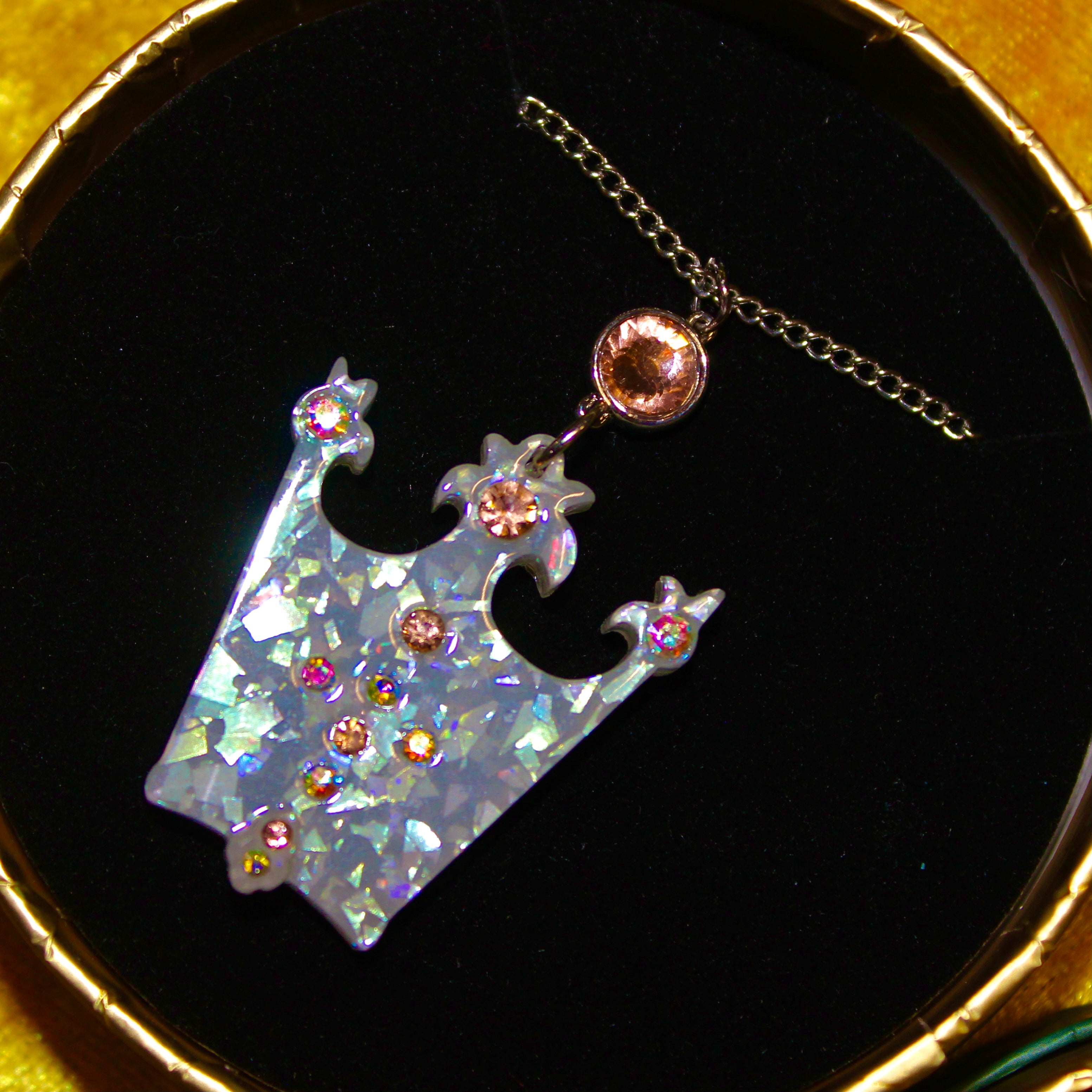 The Good Witch Glinda's Crown Necklace- Erstwilder Wizard of Oz